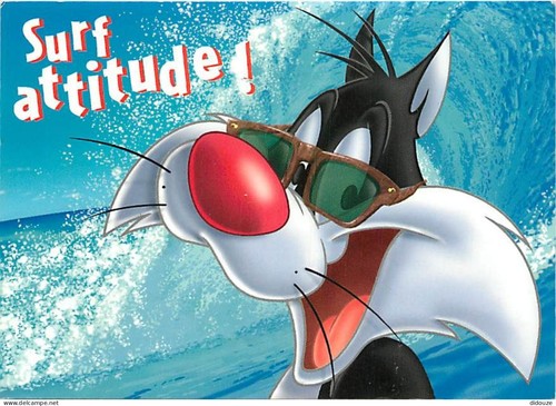 Carte postale bandes - carte,