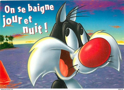 Carte postale bandes - -,