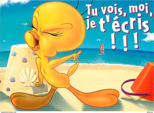 Carte postale bandes - postale,