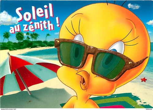 Carte postale bandes - carte,