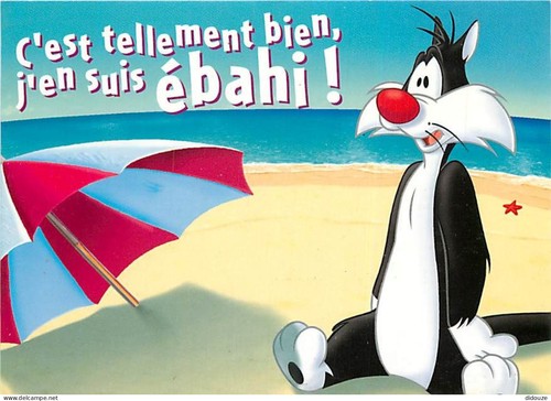 Carte postale bandes - -,