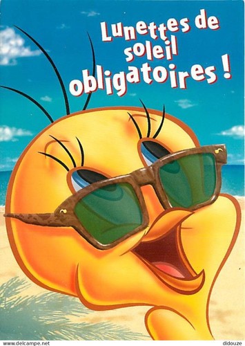 Carte postale bandes - carte,